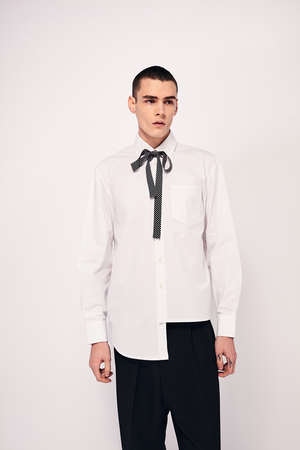 Asymmetrical shirt